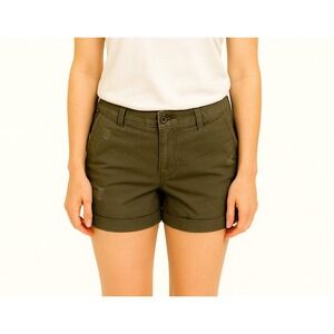 Deadstock Fossil 28 Olive Broken-In Drawstring Flap Pocket Shorts